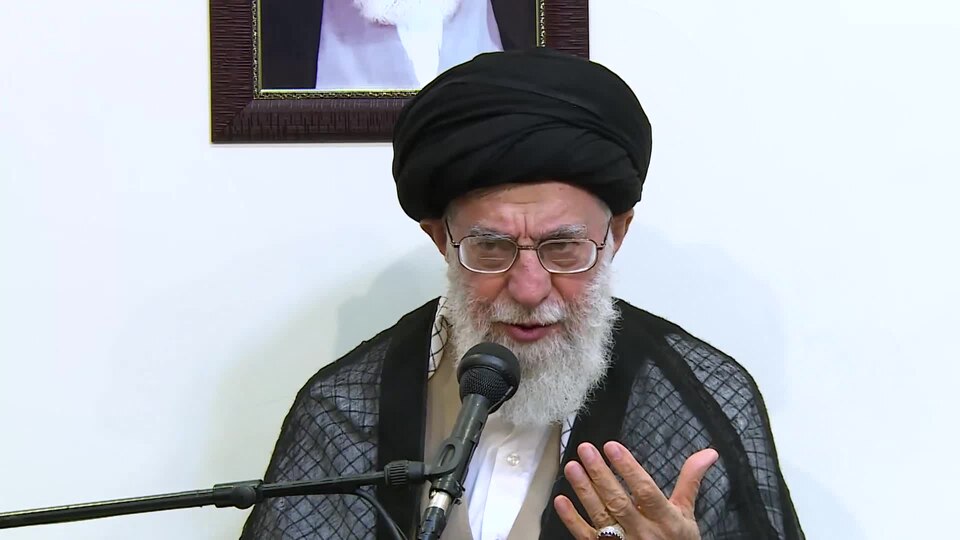 Ayatollah Khamenei Visits Medalists of Iran's Sports convoy.webm