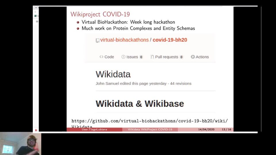 Wikidata Lab XXII - Wikiprojeto COVID-19.webm