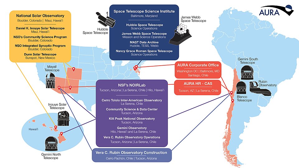 AURA astronomy centers and sites (aura-map).jpg